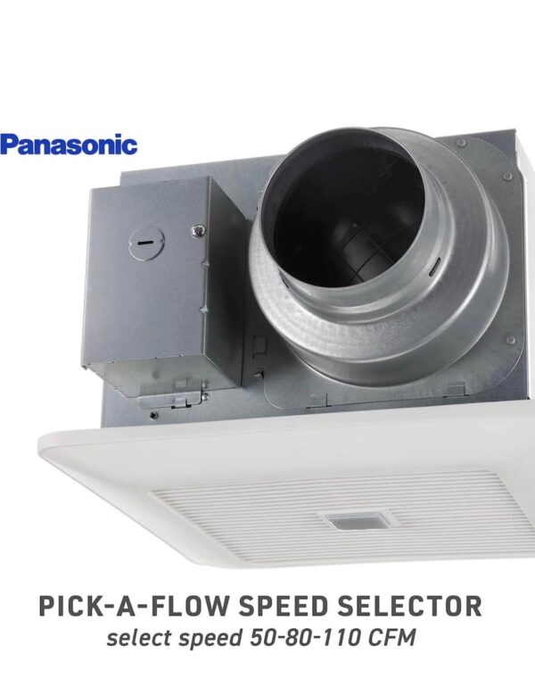 Panasonic WhisperSense 0.3-Sone 110-CFM with Motion and Humidity Sensors Delay Timer ENERGY STAR - Image 5