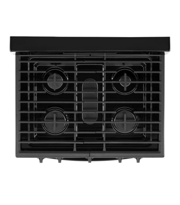 Whirlpool 30-in 5 Burners 5.1-cu ft Freestanding Natural Gas Range (Black) - Image 3