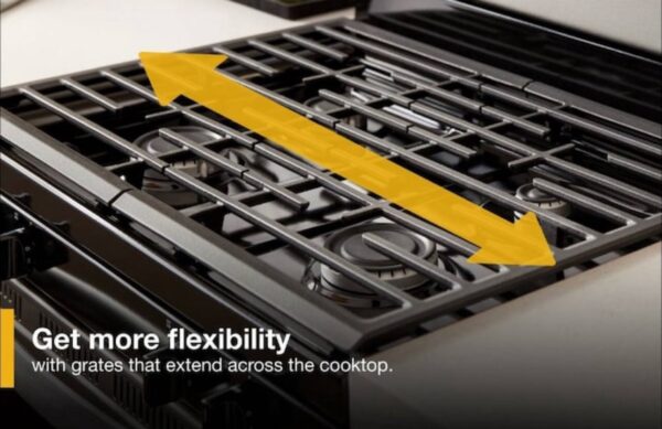 Whirlpool 30-in 5 Burners 5.1-cu ft Freestanding Natural Gas Range (Black) - Image 7