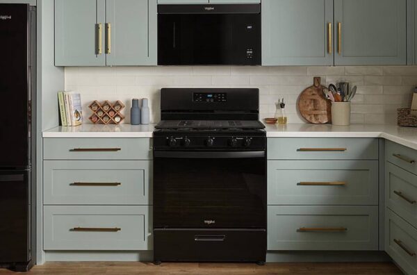 Whirlpool 30-in 5 Burners 5.1-cu ft Freestanding Natural Gas Range (Black) - Image 8