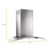 Whirlpool 30-in 400-CFM Convertible Stainless Steel Wall-Mounted Range Hood with Charcoal Filter - Image 4