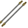 Cambridge 1/2" MPT x 1/2" FPT, 1/2" ID x 5/8" OD x 36" L, 1/2 PSI,304 Stainless Steel, Gas Connector