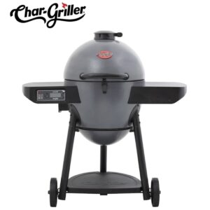 Char-Griller Akorn Auto-Kamado 20-inch Digital WiFi Charcoal Grill in Gray