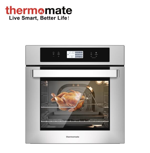 thermomate 24" Electric Built-in Wall Oven 2.6 Cu.Ft. Convection Ovens, Sensor, stainless steel
