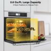 thermomate 24" Electric Built-in Wall Oven 2.6 Cu.Ft. Convection Ovens, Sensor, stainless steel - Image 4