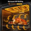thermomate 24" Electric Built-in Wall Oven 2.6 Cu.Ft. Convection Ovens, Sensor, stainless steel - Image 5
