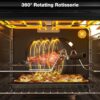 thermomate 24" Electric Built-in Wall Oven 2.6 Cu.Ft. Convection Ovens, Sensor, stainless steel - Image 8