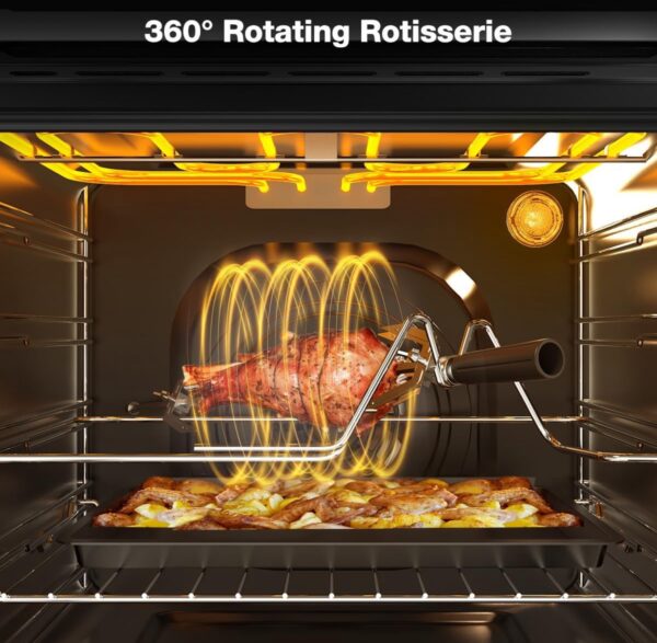 thermomate 24" Electric Built-in Wall Oven 2.6 Cu.Ft. Convection Ovens, Sensor, stainless steel - Image 8