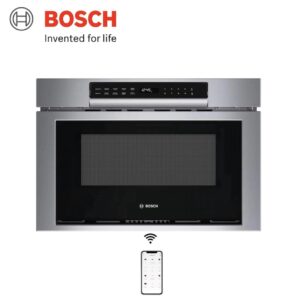 Bosch 800 Series 24-in 1.2-cu ft 1500 -Watt Smart Built-In Drawer Microwave in (Stainless Steel)