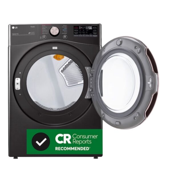 LG TurboWash 360 5-cu ft High Efficiency Stackable Steam Cycle Smart Front-Load Washer and dryer - Image 4