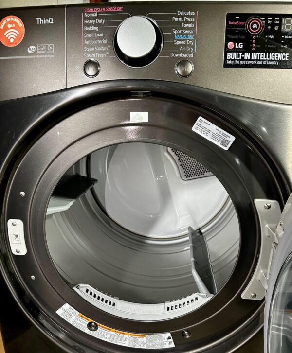 LG TurboWash 360 5-cu ft High Efficiency Stackable Steam Cycle Smart Front-Load Washer and dryer - Image 14