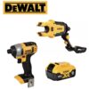 DEWALT 20-Volt MAX Lithium-Ion Cordless 1/4 in Impact Driver and IMPACT CONNECT Copper Pipe Cutter