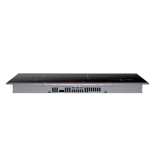 Bosch 800 Series Smart 30-in 4 burners Black with Stainless Steel Strip induction Cooktop - Image 2