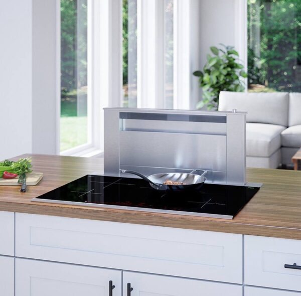Bosch 800 Series Smart 30-in 4 burners Black with Stainless Steel Strip induction Cooktop - Image 11
