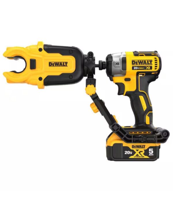 DEWALT 20-Volt MAX Lithium-Ion Cordless 1/4 in Impact Driver and IMPACT CONNECT Copper Pipe Cutter - Image 5