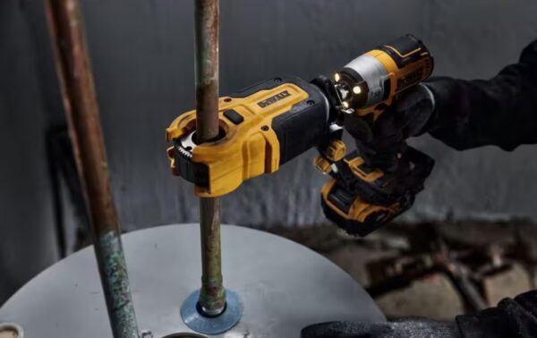 DEWALT 20-Volt MAX Lithium-Ion Cordless 1/4 in Impact Driver and IMPACT CONNECT Copper Pipe Cutter - Image 6