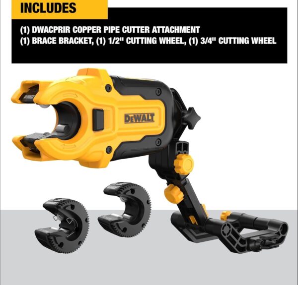 DEWALT 20-Volt MAX Lithium-Ion Cordless 1/4 in Impact Driver and IMPACT CONNECT Copper Pipe Cutter - Image 8