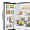 Samsung Standard-Depth Mega Capacity 32-cu ft 3 -Door Smart French Door Refrigerator Stainless Steel - Image 7