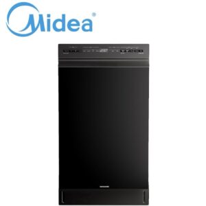 Midea 18-in Front Control Built-in Dishwasher ( Black ) ENERGY STAR, 52-Decibel Standard Sound Level