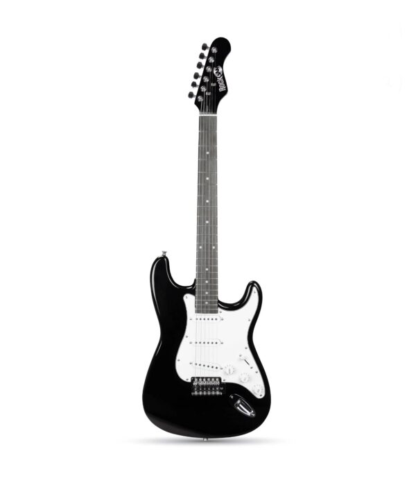 RockJam Black Electric Guitar with Guitar Bag - Image 7