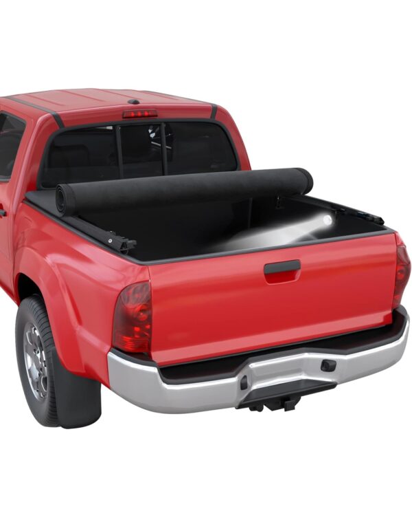JDMSPEED Soft Roll-up Truck Bed Tonneau Cover Compatible with 2016-2023 Toyota Tacoma 6FT Bed Pickup - Image 6