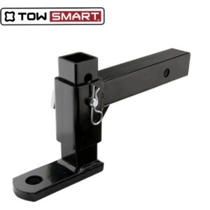 TowSmart Adjustable Ball Towing Mount with Clip and Quick Release Pin, 7.5in Drop, 6.25in Rise, 771, 5000lb,