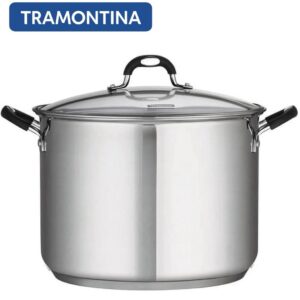 Tramontina 16 Quart Stainless Steel Covered Stock Pot