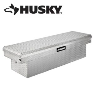 Husky 71.36 in. Diamond Plate Aluminum Full Size Crossbed Truck Tool Box