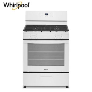 Whirlpool 30-in 4 burners 5.1-cu ft Freestanding Natural Gas Range ( White )