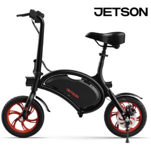 Jetson Bolt Folding Electric Ride-On with Twist Throttle, Cruise Control, Up to 16 mph, Black