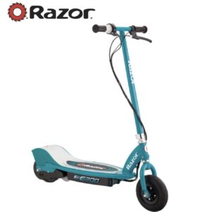 Razor E200 Electric Scooter 8" Pneumatic Tires, 200-Watt Motor, Up to 15 mph and 45 min of Ride Time