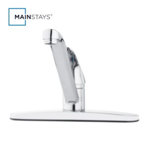 Mainstays 8" Widespread Single Handle Faucet, Chrome