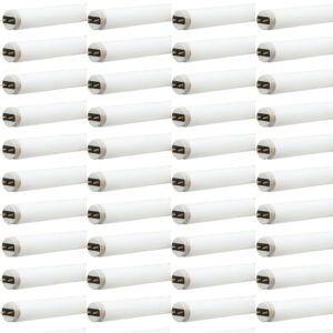 GE 32-Watt EQ 48-in Medium Bi-pin (T8) 3500K Ultra Bright White Fluorescent Light Bulb (48-Pack)