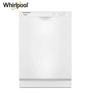 Whirlpool 24-in Front Control Built-in Dishwasher ( White ) , Boost Cycle, Sani Rinse , 57-Decibel