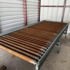 Super Heavy Duty Gravity Conveyor Set | 51″ Wide x 32” H x 10′ Long | 2.5″ Rollers  Includes Support