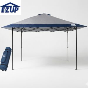 E-Z UP 13x13 ONE-UP Instant Canopy Tent – Pop Up Outdoor Shade Tent with Vented Top, and Roller Bag