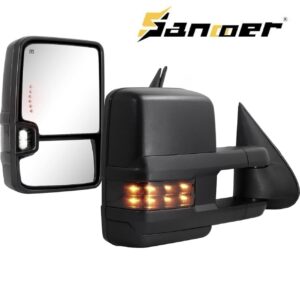 Towing Mirrors for 1999-2002 Chevy, Silverado GMC Sierra, Suburban, Tahoe Yukon 1500 2500 Pair Set