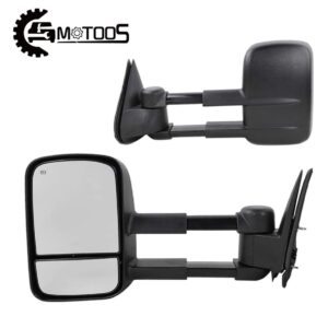 Towing Mirrors for 1999-2002 Chevrolet GMC Silverado, Sierra, Tahoe, Yukon 1500 2500 3500 Pair