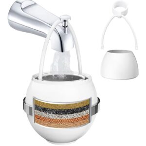 Bathtub Water Filter for Tub Faucet - Hard Water Softener Remove Contaminants, Chlorine and Fluoride