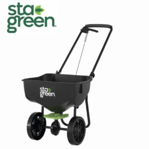 Sta-Green Precision Broadcast Spreader 32-lb Capacity Compatible with Fertilizer, Seed