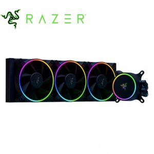 Razer Hanbo Chroma RGB All in One Liquid Cooler aRGB Pump Cap AIO Design -Quiet, Powerful Fans 360MM