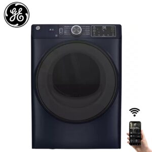 GE 7.8 cu. ft. Smart Front Load Gas Dryer in Sapphire Blue with Sanitize Cycle, ENERGY STAR